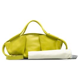 Borsa a mano/spalla in pelle verde Loewe Paseo