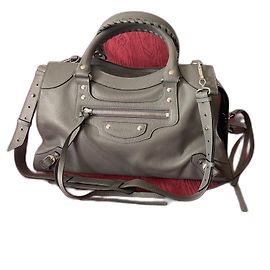 Borsa Balenciaga Neo Classic CITY M GRIGIO SCURO