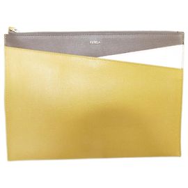 Clutch in pelle Furla Paper Moon