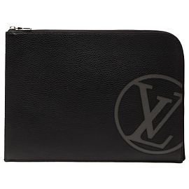 Pochette Jour GM Iniziali Cerchio Taurillon Nero Louis Vuitton