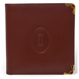 Carteira bi-fold Cartier Must de Bordeaux