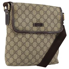Borsa Messenger GG in Tela Rivestita Piccola di Gucci
