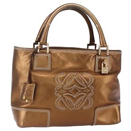 Bolso de cuero Anagram vintage Loewe