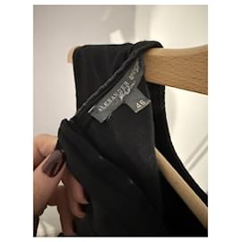 Alexander McQueen Mini Kleid aus schwarzem Denim