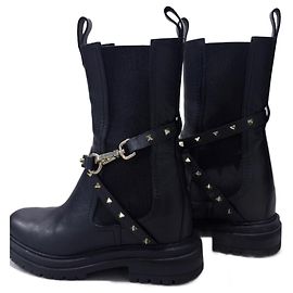 Autre Marque Botas Musette Lesther de piel negras