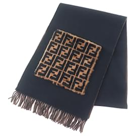 Fendi FXT252 Kaschmir-Mischung Zucca-Print Schal