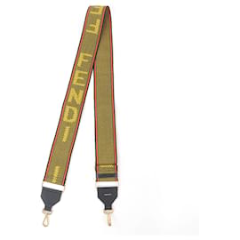 Fendi 8AV386 Strap You Logo Leather Shoulder Multicolore