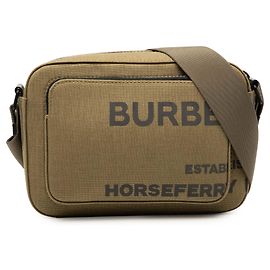 Borsa a tracolla Paddy in tela marrone Burberry
