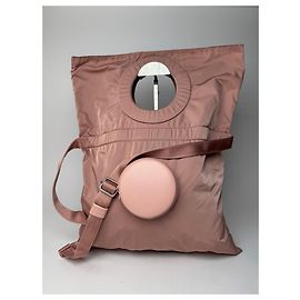 Borsa 2Way in poliestere Issey Miyake vintage viola