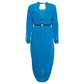 Vestido kaftán azul By Malene Birger