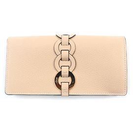 Beige Leder Geldbörse Sandy Darryl von Chloé
