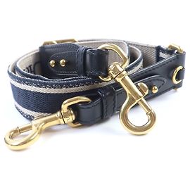 Cinghia a spalla in tela con design del logo ricamato Christian Dior