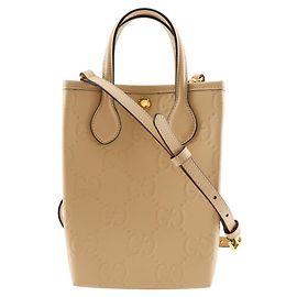 Borsa Super Mini Gucci in pelle 2 in 1