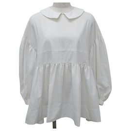 Autre Marque Blusa Peplum con Cuello Plano Yori