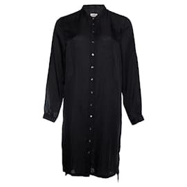 Vestido camisa negro cerrado - Closed