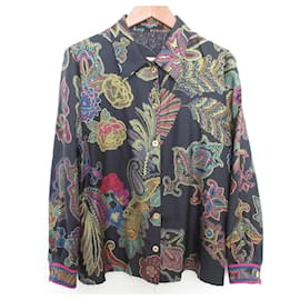 Autre Marque Camisa de seda estampada LEONARD