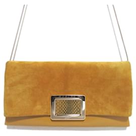 Borsa a spalla 2 in 1 in pelle scamosciata Roger Vivier