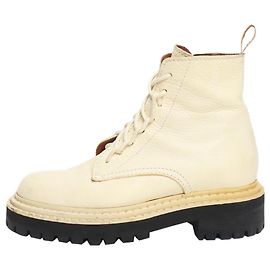 Proenza Schouler Botas de combate de suela de cremoso - talla EU 37 (UK 4)