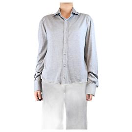 Brunello Cucinelli Grau Jersey-Shirt - Größe M