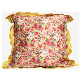 Rosa florales Kissen - Autre Marque
