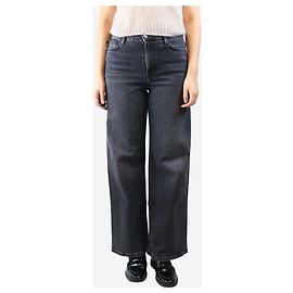 Frame Denim Jeans de pierna ancha Le Slim Palazzo gris - talla UK 12
