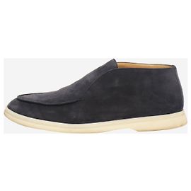 Loro Piana Scarpe in suede blu scuro Open Walk - taglia EU 41