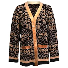Chanel Strickmuster Tweed-Cardigan aus mehrfarbiger Wolle