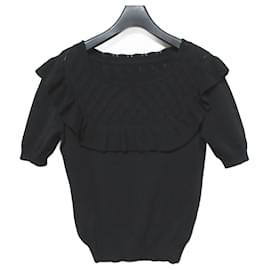 Autre Marque Jersey de punto con volantes de encaje Aveniretoile