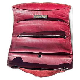 Cartier Reise-Schmuckkästchen Leder Dunkelrot