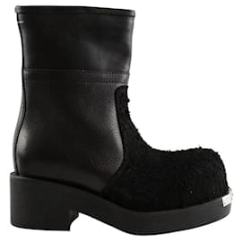 Stivali in pelle nera - Mm6