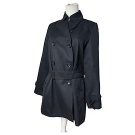 Trench coat Burberry Vintage Negro 38/M