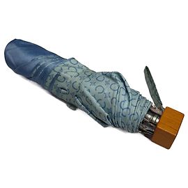 Céline Vintage Celine Paris Monogram Polyester Umbrella Blue