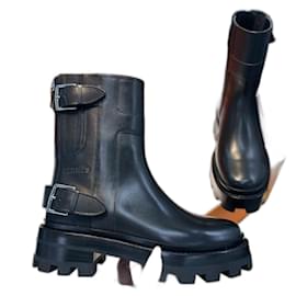 Botines Hermès Vancouver de piel negra