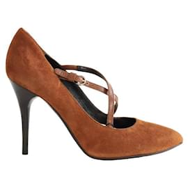 Braune Wildleder-Absatzschuhe - Dolce & Gabbana