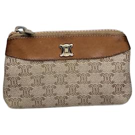 Vintage Celine Paris Leder Monogramm Tasche Beige Braun - Céline