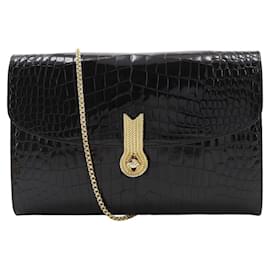 Autre Marque Borsa a spalla in pelle goffrata MORABITO 2 in 1 con catena