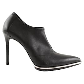 Tacón de cuero negro - Alexander Wang