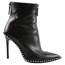 Botas de cuero negro - Alexander Wang