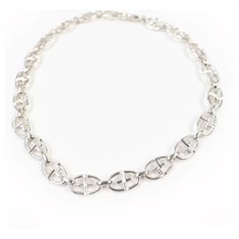 Choker in catena ancorata Double G Vintage 925 di Gucci