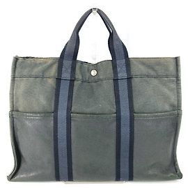 Bolso tote Foule MM de media piel Hermès
