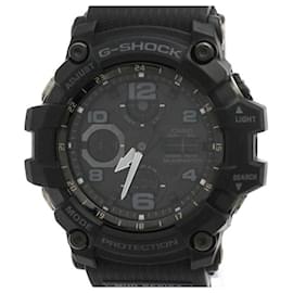 Relógio Casio G-Shock Mudmaster com controle de onda de rádio, solar, em aço GWG-100-1AJF - Autre Marque