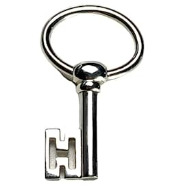 Hermès Silver Keychain New with Box and Ribbon
