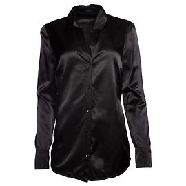 Blusa in satin Joseph Stacy nera