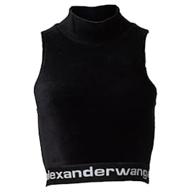 Alexander Wang Stretch cord sleeveless mock neck - Autre Marque