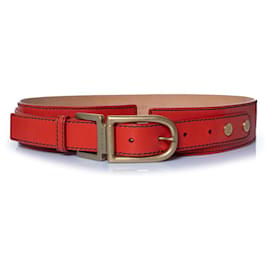 Rote Leder-Taillengürtel von Celine - Céline