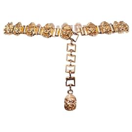 Gianni Versace goldfarbener Ketten-Theatergürtel