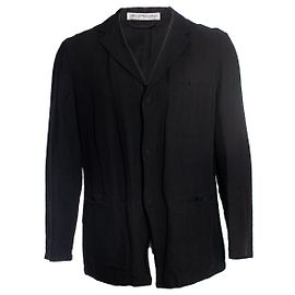 Emporio Armani Leinenblazer in Schwarz