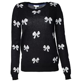 Joie Kaschmirmischpullover mit Banddruck