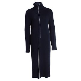 Vestido de lana de cuello alto JIL SANDER en azul