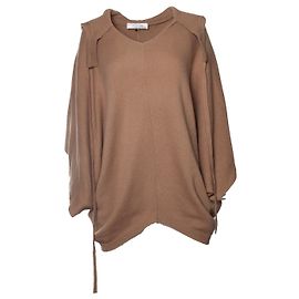 Valentino Garavani Poncho de cachemira con capucha Valentino en camel